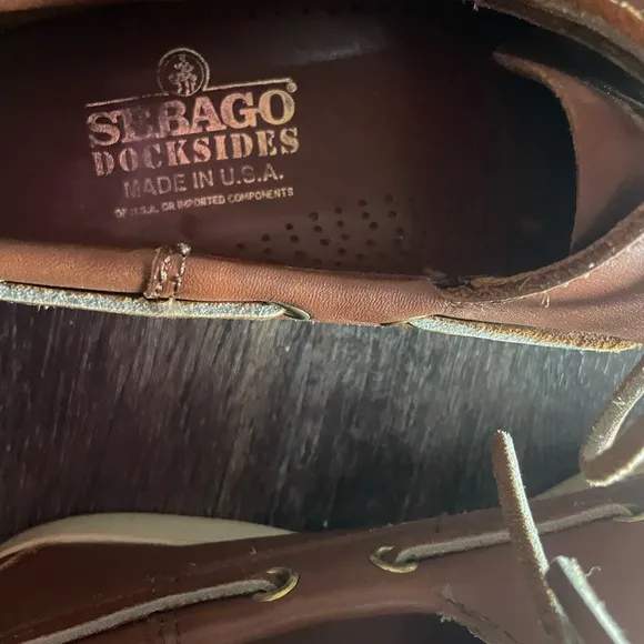 Sebago Men's Portland Dockside Leather Boat Shoe 9M