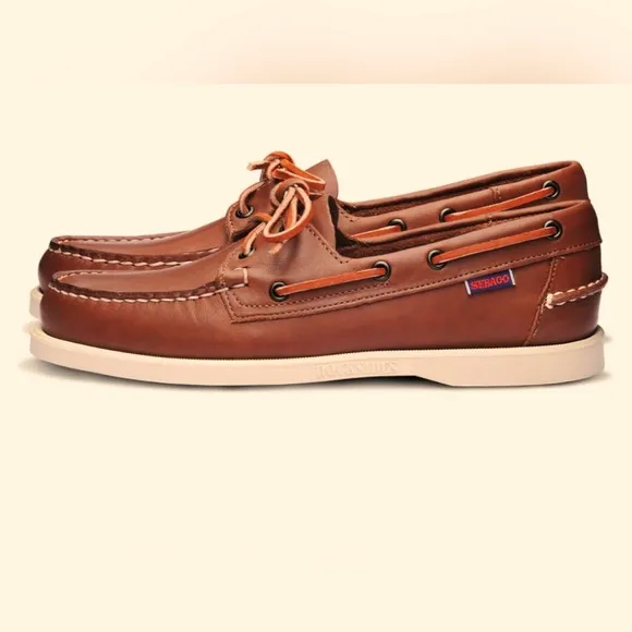 Sebago Men's Portland Dockside Leather Boat Shoe 9M