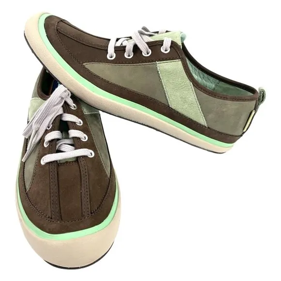 SEBAGO Wander Nubuck Leather &amp; Canvas Marine‎ Boat Shoes