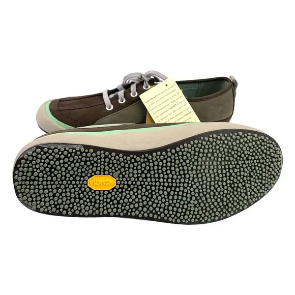 SEBAGO Wander Nubuck Leather &amp; Canvas Marine‎ Boat Shoes