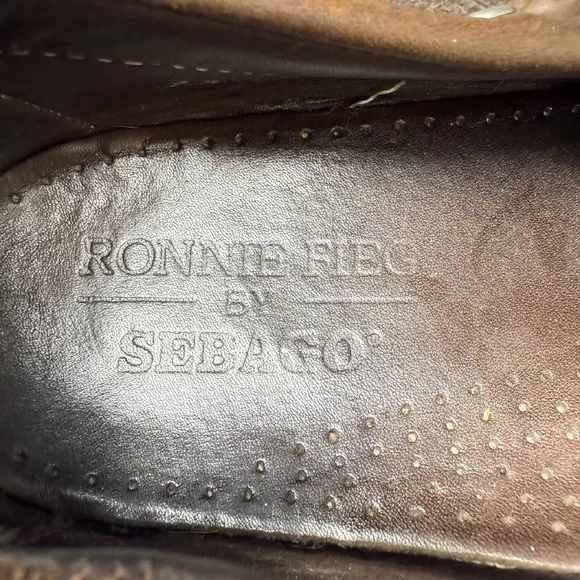 Sebago x Ronnie Fieg Docksides Men's Size 13 Brown Leather Boat Shoes Deck