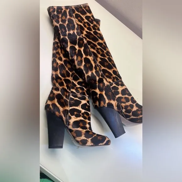 Sebastian Milano Brown and Black Heeled Boots