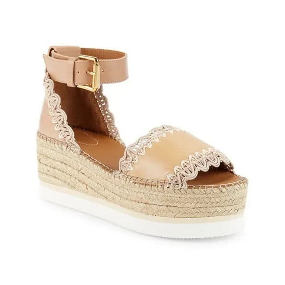 See by Chloe Glyn Platform Espadrille, Size 9, NWOT