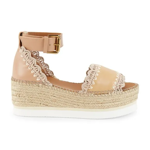 See by Chloe Glyn Platform Espadrille, Size 9, NWOT