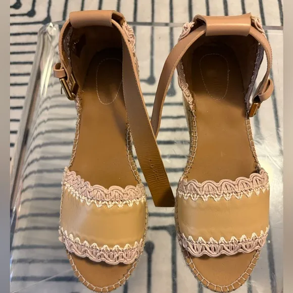 See by Chloe Glyn Platform Espadrille, Size 9, NWOT