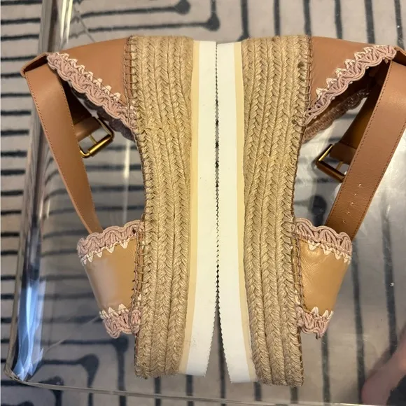 See by Chloe Glyn Platform Espadrille, Size 9, NWOT