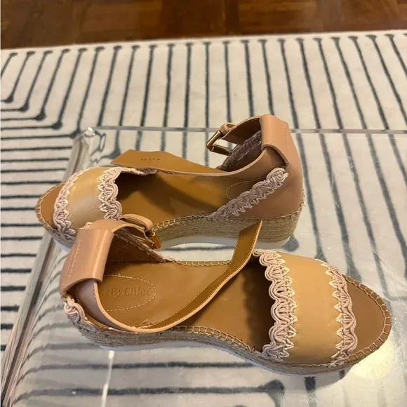 See by Chloe Glyn Platform Espadrille, Size 9, NWOT
