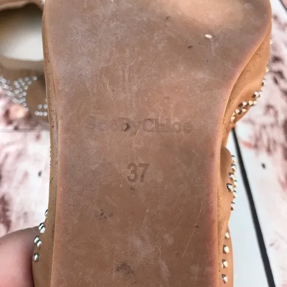See By Chloe Studded Flats