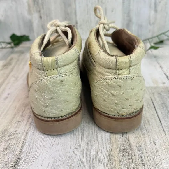 Sefeni Exotic Shoes Made of Tail crocodile &amp; ostrich kids Size 11.5