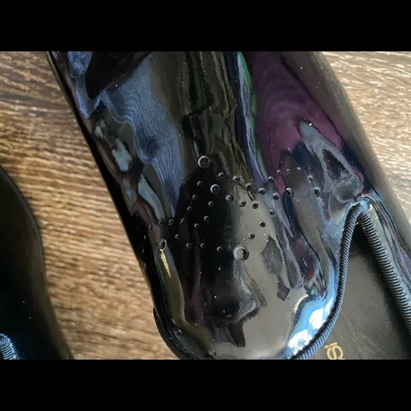 Sergio Rossi glossy patent leather flats