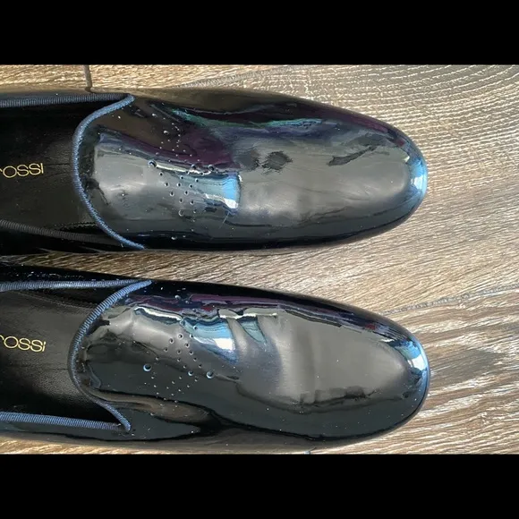 Sergio Rossi glossy patent leather flats