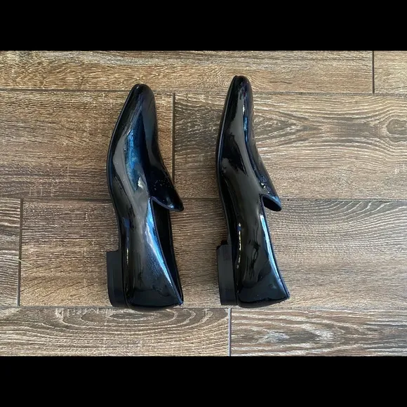 Sergio Rossi glossy patent leather flats