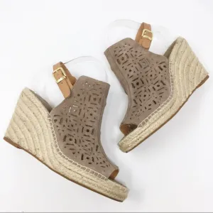 Seychelles Laser Cut Espadrille Wedges