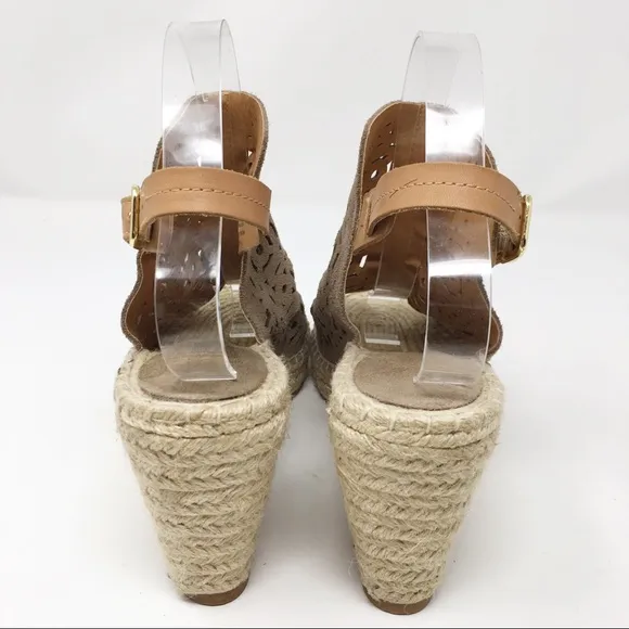 Seychelles Laser Cut Espadrille Wedges