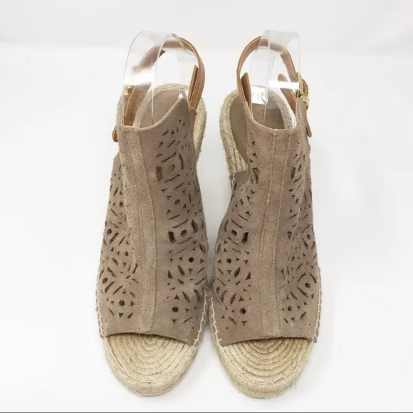 Seychelles Laser Cut Espadrille Wedges
