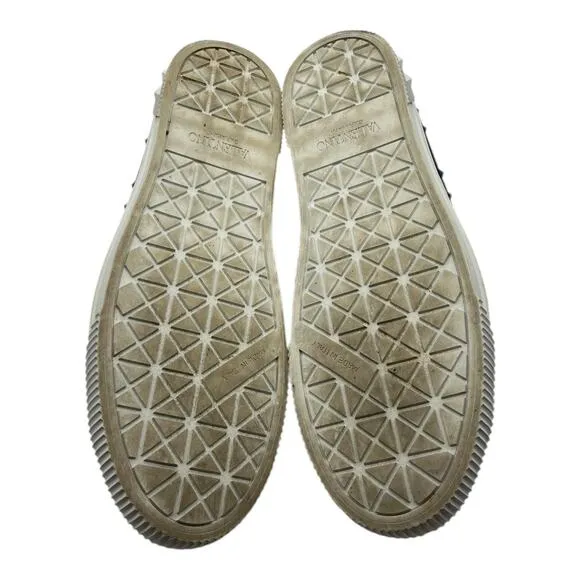 Size 13US - Valentino Canvas Rockstud Cityplanet Sneaker