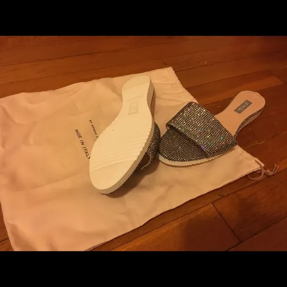 SJP by Sarah Jessica Parker Glitter slides
