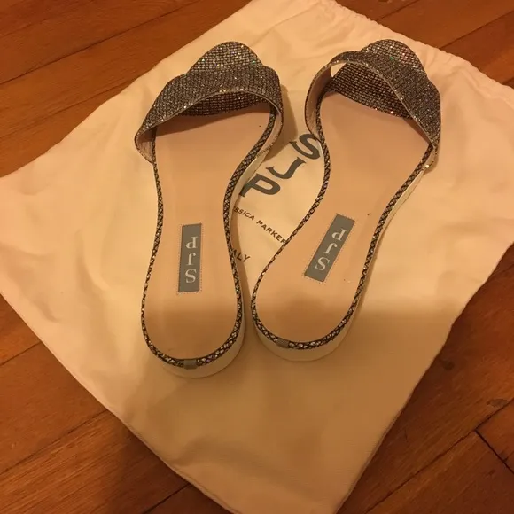SJP by Sarah Jessica Parker Glitter slides