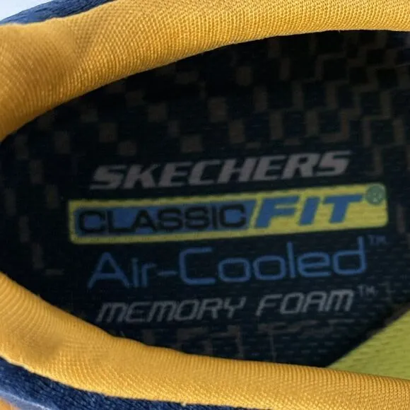 Skechers Mens Bellingers Classic Fit Memory Foam Casual Boat Shoe Size 11.5 Navy