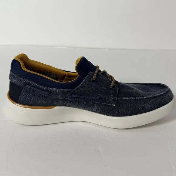 Skechers Mens Bellingers Classic Fit Memory Foam Casual Boat Shoe Size 11.5 Navy