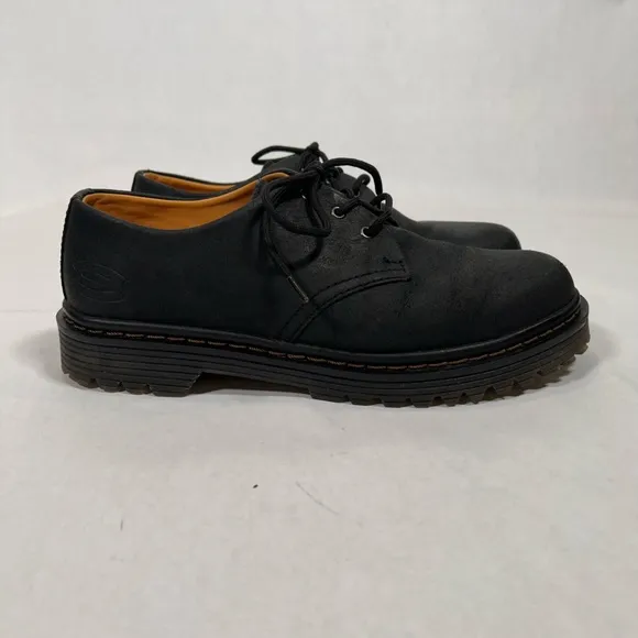 Skechers Men’s Feel the Comfort Black Oxford Leather Lace Up Shoes