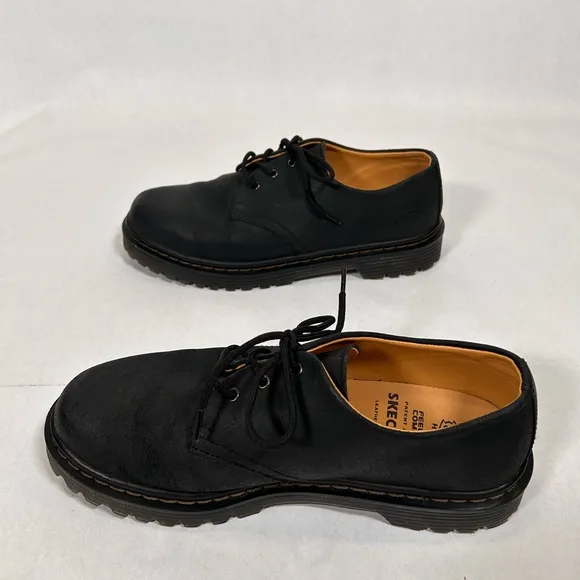 Skechers Men’s Feel the Comfort Black Oxford Leather Lace Up Shoes