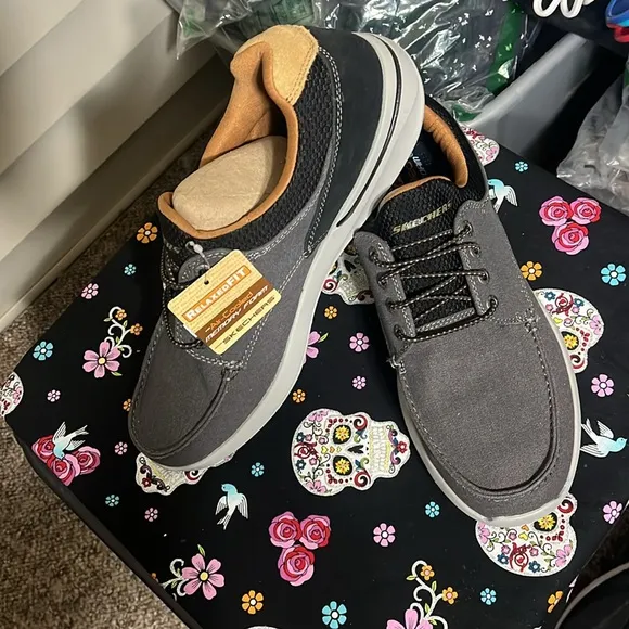 Skechers Men's Relaxed Fit elent mosen
