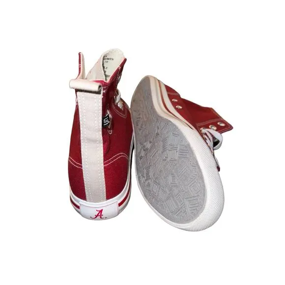 SKICKS Alabama Crimson Tide High-Top Shoes Unisex Men’s Size 8 Women’s Size 10