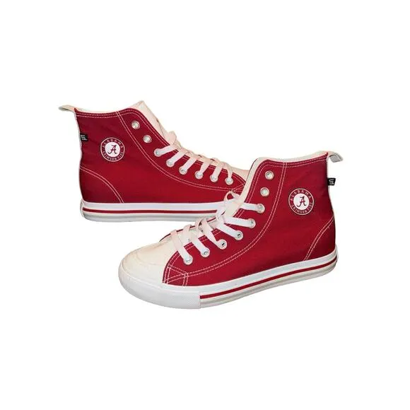 SKICKS Alabama Crimson Tide High-Top Shoes Unisex Men’s Size 8 Women’s Size 10