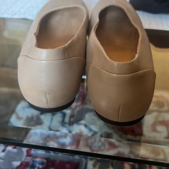 SoftWalk Sonoma Leather Ballet Flats - Women's SIZE 9.5  TAN with extra soles