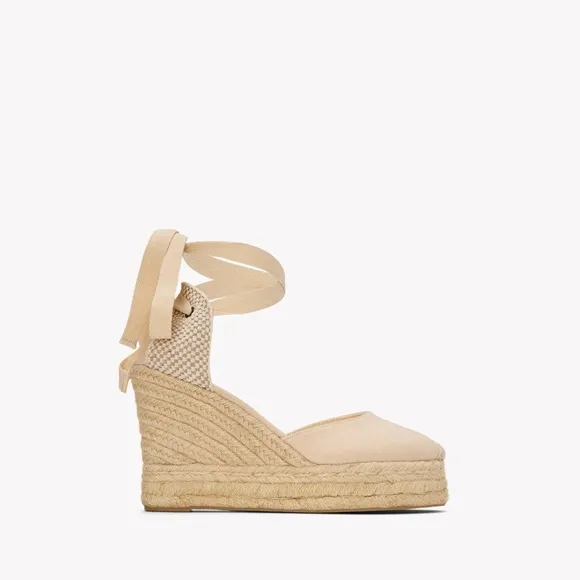 Soludos The Marseille Wedge In La Concha Ivory Sz 5