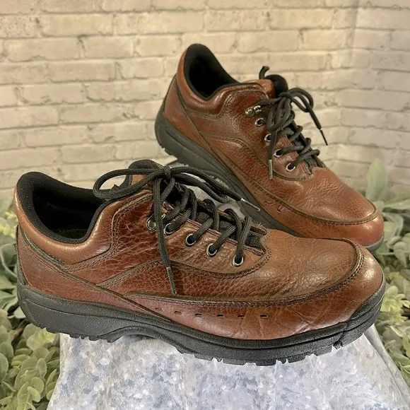 Sonoma Jean Co. “Sierra” Brown Textured Leather Rugged Casuals Men’s 12M🤎VGUC