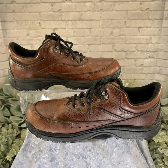 Sonoma Jean Co. “Sierra” Brown Textured Leather Rugged Casuals Men’s 12M🤎VGUC