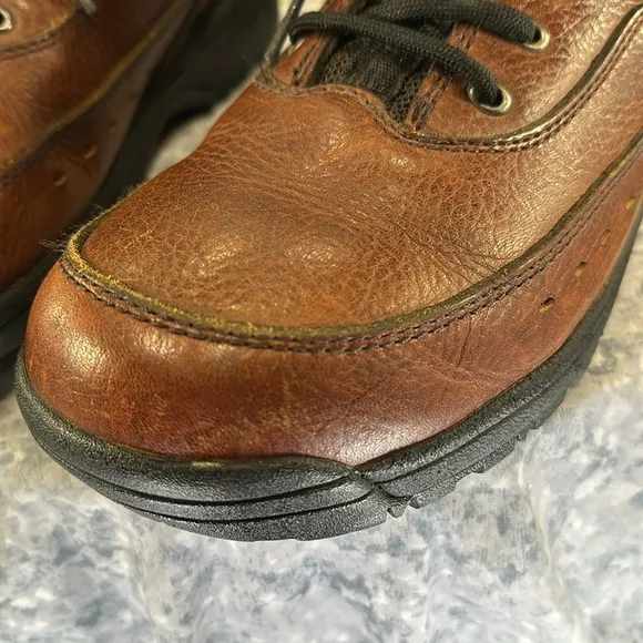 Sonoma Jean Co. “Sierra” Brown Textured Leather Rugged Casuals Men’s 12M🤎VGUC