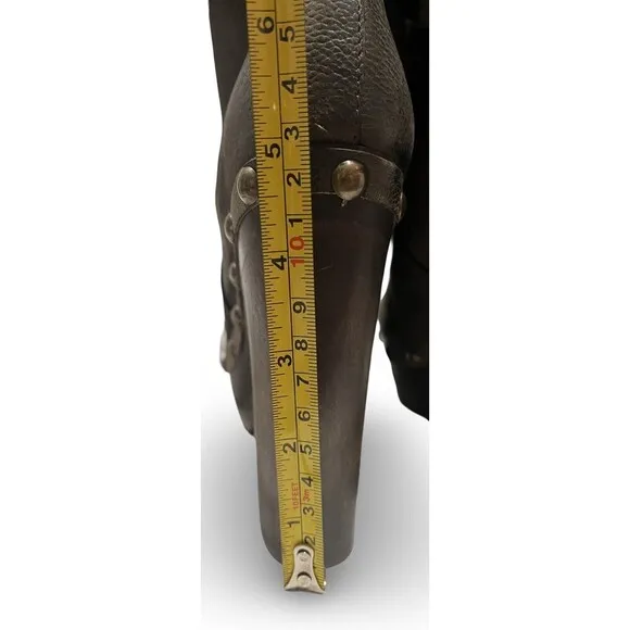 Sophya Italian Women heeled Fur Boots in Grey Size 4 In US