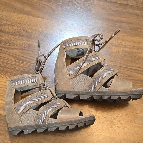 Sorel Joanie Ii Lace Webbing Wedge