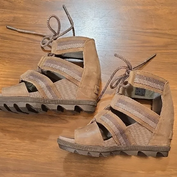 Sorel Joanie Ii Lace Webbing Wedge