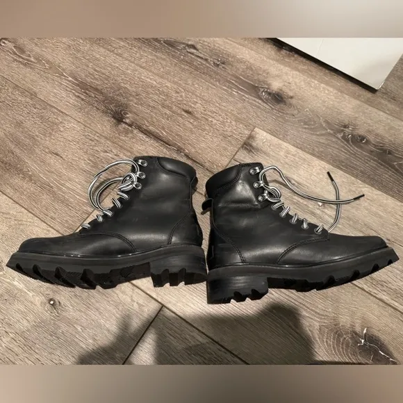 SOREL Lennox Leather Lace-Up Boots black weatherproof waterproof