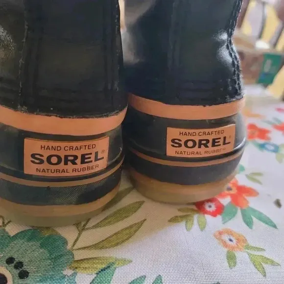 Sorel Winter Boots 1964 Premium NL 1330-010 Black Pink Women's Size 6