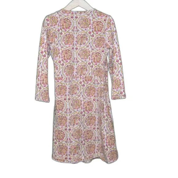 Spartina 449 Alisa Wrap Dress - Pepper Hall Batik A Line 3/4 Sleeve 448195 MED