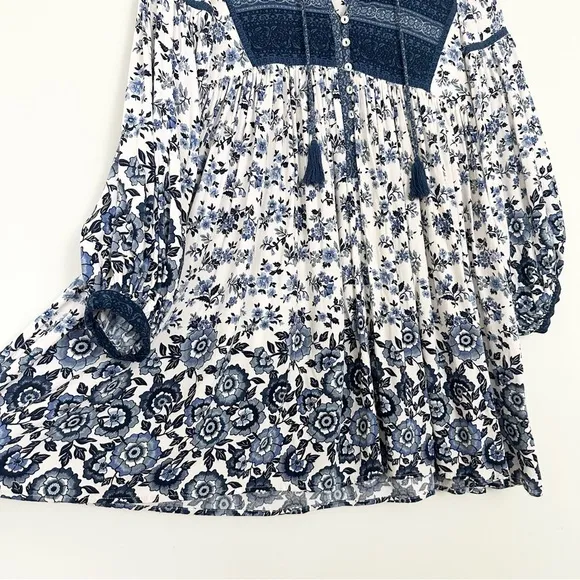 Spell &amp; the Gypsy Elle Boho Mini Dress Long Sleeve