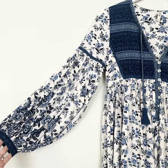 Spell &amp; the Gypsy Elle Boho Mini Dress Long Sleeve