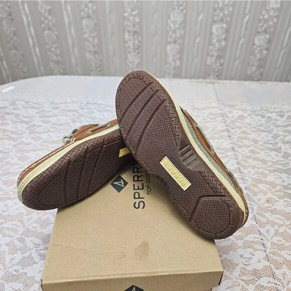 Sperry 3 Eye Boat Top Sider Leather Men Shoes NIB