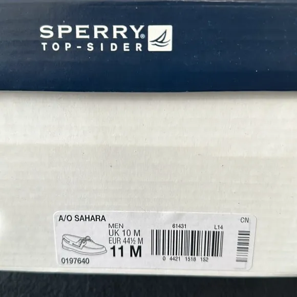 Sperry Authentic 2-Eye Boat Shoe Sahara Leather