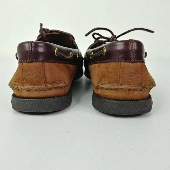 Sperry Authentic Original Boat Leather Shoes Men's Size 12 M