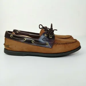 Sperry Authentic Original Boat Leather Shoes Men's Size 12 M