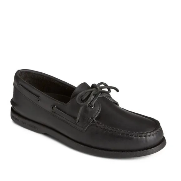 Sperry Authentic Original™ Boat Shoe Mens 10 Black Leather