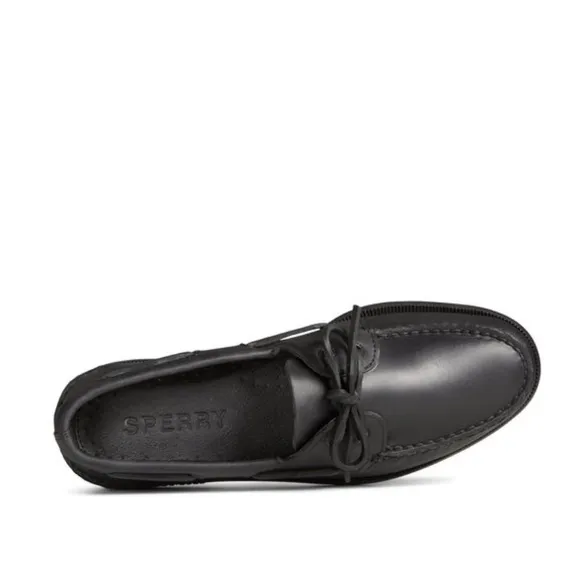 Sperry Authentic Original™ Boat Shoe Mens 10 Black Leather