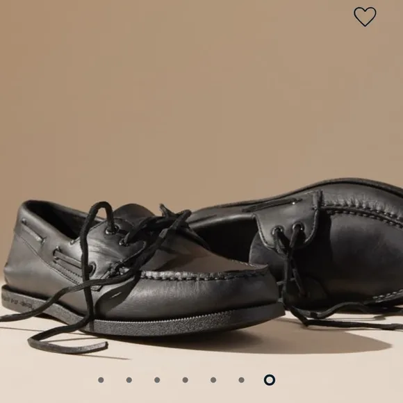 Sperry Authentic Original™ Boat Shoe Mens 10 Black Leather