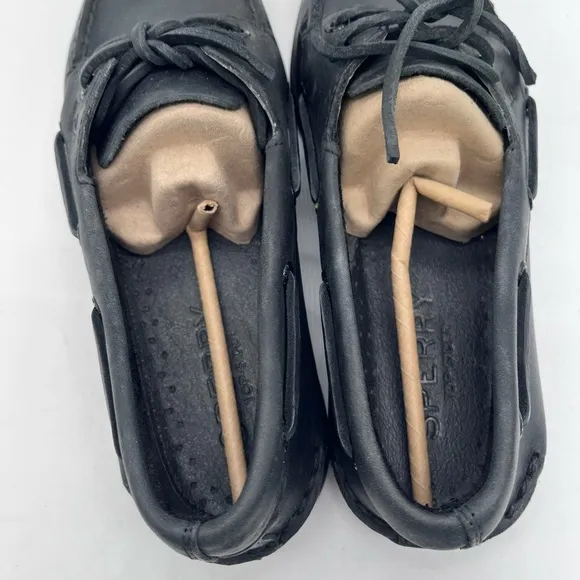 Sperry Authentic Original™ Boat Shoe Mens 10 Black Leather